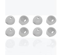 8PCS Soft Silicone Ear Tips Covers Compatible with Apple Earpods Wired Headphones, Anti-Slip Comfort Earphone Sleeves, Sweat Resistant Replacement Ear Cushion Caps for 3.5mm & Lightning EarpodsV
