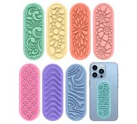 8pcs Soft Silicone Sensory Blocks for ADHD Squeeze and Stack Toys for ADHD Educational STEM Building Blocks for Boys Girls Travel Toy Po