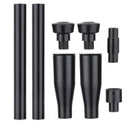 8PCS Solar Fountain Nozzle Kit Universal Water Pump Heads Garden Pond | Plastic Water Spray Nozzle Set, Waterfall Head Accessories for Submersible Fountain Pump, Fish Tank Pond DIY