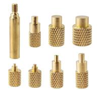 8Pcs Soldering Iron Tips Set for Threaded Inserts, Compatible with Weller & TS100 TS101, M2-M8 Sizes with Adapter, Precision Heat-Set Tool Kit for 3D Printing & DIY Projects