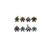 (8PCS) Son of Hulk Red Tank Mud Face Serum Rhino Venom Super British minifigure