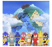 (8PCS Sonic The Hedgehog A) 24PCS Sonic The Hedgehog Toy Action Mini Figures Fits Lego Sets