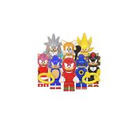 8Pcs Sonic The Hedgehog Minifigure Kid Toy Collection Buildings Fit Lego