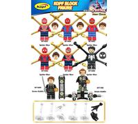 8PCS Spider-Man Venom Minifigures Toy Fit Lego Toy Building Block Children's Gifts