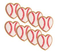 8pcs Sports Ball Embroidered Patch Iron on Cotton Cloth Applique | Bright Colours, Fine Stitching Detail, Decorative Flair, for Canvas Tote Bags, Hats, Team Spirit Wear