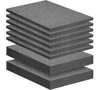 8PCS Square Foam Cube - Cut and Peel Polyurethane Foam for Tool Box Organization, Cushion Packing Pads for Car Garden tools,Camera Cases Storage Drawer