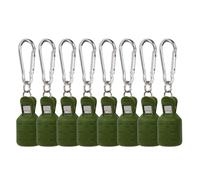 8Pcs Squid Jigs Baits Protector Fishing Shrimp Hook Covers Caps Portable Squid Jigs Hook Covers With Carabiner Fishing Tool Squid Jig Hook Protector Squid Jig Baits Protector