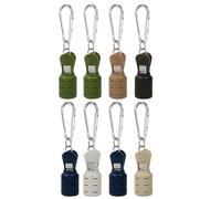 8Pcs Squid Jigs Hook Protector Squid Jigs Covers Protector With Carabiner Baits Fishing Tackle Jig Cover With Carabiner