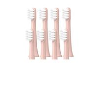 8Pcs Standard Clean and Sensitive Toothbrush Heads,Compatible for Xiaomi Mijia T100 Mi Smart Electric Replacement(8 Standard (Pink))