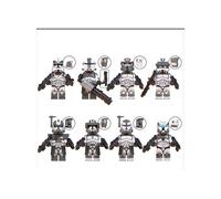 8pcs Star Wars Clone Trooper Cody Rex Commander fit Lego Minifigures