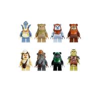 8PCS Star Wars Ewoks Mini Figures Super Hero Toys Bricks Construction Toys