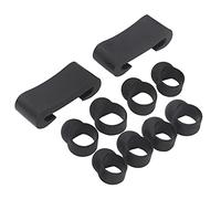 8PCS Steel Tongue Drum Finger Sleeves Kit Tongue Drum Knocking Finger Picks Cover with 2 Pcs Drumstick Holders Finger Tool for Handpan Percussion Instrument