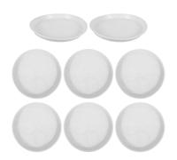 8pcs Stepping Stones Garden Stone Mold, Reusable Plastic | Concrete Pathway Stones Molds, Garden Walkway Mold, White Polished Look for Courtyards and Outdoor Landscaping