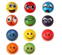 8PCS Stress Balls for Kids, Stress Ball for Kids, Queeze Ball Set with Smiling Faces for Relaxing Hand Exercise Tools Anxiety Management, And Tension Release Ideal for Boys and Girls