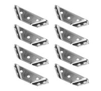 8Pcs Sturdy-Corner-Brace for Wood Shelves Right Angle-Code for Connect Three Boards At the Same-Time Right Angle-Corner Stand Heavy Duty Metal Brackets Triangle-Reinforcement