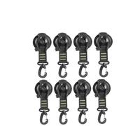 8Pcs Suction Cup Anchor Securing Hook Tie Down Camping Tarp As Car Side Awning Pool Tarps Tents Universal Travel For Camping, Caravans(Green)