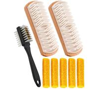 8PCS Suede Eraser and Brush Kit, Soft Cleaner for Shoes Jacket Nubuck Removing Stains