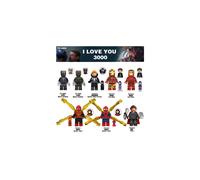 8PCS Super Venom Spider Man Thor Iron Man Minifigures Toys Fit Lego