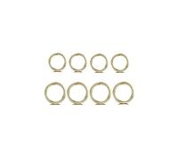8Pcs Surgical Stainless Steel 16G Sleeper Cartilage Tiny Small Hoop Earrings Mini Septum Hinged Clicker Nose Ring Helix Tragus Piercings 8mm 10mm Set (Gold)