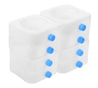 8pcs Swamp Cooler Cooling Cartridges White Pe Hollow Square Ice Box