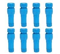 8pcs T Piercing Quick Connect Wire Connectors for Landscape Lighting Compatible with 12/14AWG Main Line and 14/16/18/20AWG Branch Lines for Outdoor Use (Blue)