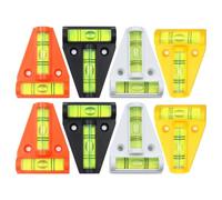 8PCS T Type Spirit Level,RV T Level,Bubble Leveling Device,Mini Le-vel Spirit,Caravan Sp-irit Levels,Caravan Leveller Device