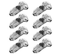 8pcs T Type Wiring Connector 1 Pin Solderless No Stripping Clamp