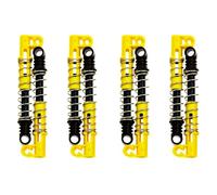 8PCS Technic Light Shock Absorber (95292c01) Compatible with Lego MOC Parts,Technic Shock Absorber 9.5L with Extra Hard Spring(Yellow)