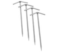 8pcs Tent Pegs V Shape Stainless Steel Camping Pegs 18cm