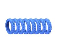 8Pcs Thickened Rubber Luggage Wheel Protectors, Noise Reduction, Durable Luggage Casters, Rolling Smoothly and Quietly