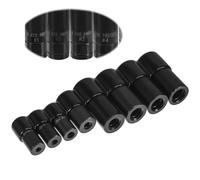 8PCS Thread Tap Socket Set, 1/4" & 3/8" Drive Tap Socket Wrench Kit Screw Taps Sockets Adapter for Automotive Home Repairs Threading Tasks