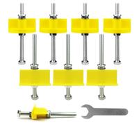 8Pcs Tile Height Regulator Tiles Tile Leveling Adjustment Height Adjustable Locator Fixed Lifting Tool,with Wrench,for Wall Tile Top Height