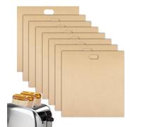 8PCS Toaster Bags Reusable Nonstick - Large Toastie Bags for Grilled Cheese, Panini, Pizza - BPA-Free Heat-Resistant Sandwich Bags for Toaster, Oven, Microwave, Grill