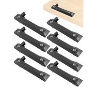 8PCS Tool Box Mounting Feet Fit for ToughBuilt StackTech, Wall Mount Cleats | Floor and Wall Mount Brackets Fit for StackTech Tool Boxes, Space-Saving Garage Storage Organizer, Improve Stability