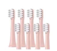 8PCS Toothbrush Replacement Heads，Compatible for Xiaomi Mijia T100 Mi Smart Electric Head(8 Pink-Soft)