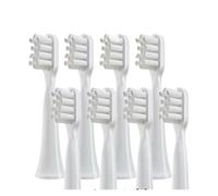 8PCS Toothbrush Replacement Heads，Compatible for Xiaomi Mijia T100 Mi Smart Electric Head(8 White-Standard)