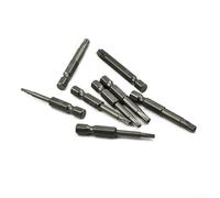 8Pcs Torx Screwdriver Bits Set T8-T40 Magnetic 50mm 1/4 Inch Hex Shank Five Point Star Drive for for Electric Manual Screwdrivers Power Tools