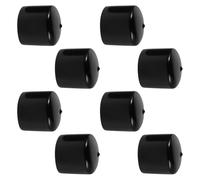 8pcs Trailer Wheel Bearing Protectors, Black Rubber Caps for RVs 1.97 Inch | Waterproof Sealed Design, Quick Fitting and Removal, Universal Compatibility with Trailer Wheel Models