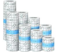 8Pcs Transparent Adhesive Bandage Roll, Tattoo Aftercare Waterproof Bandage Stretch Adhesive Bandage Tape Clear Second Skin Protection for Healing Wound, Tattoo Supplies, 4 Size