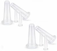 8Pcs Transparent Massage Cupping Set Silicone Mini Facial Cups Face Massager Helper Skin Care Neck Back Eyes Massaging Cup Safe to Use, Don't Worry About Burns Health Care Products Cupping Therapy