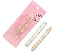 8pcs Travel Sized Detachable Eyeshadow Blenders Disposables Makeup Sponges Cosmetic Accessories For Travel And Home Use Makeup Brushes