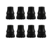 8PCS Trekking Pole Tips Replacement Foot Cane Protector Walker Walking Stick Pad Buffer for Walker