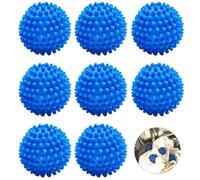 8Pcs Tumble Dryer Balls, Energy Saving & Non-melt | Soft Drying Balls for Tumble Dryer, Laundry Hedgehog Balls, Anti-Entanglement Laundry Ball for Washing Machine, Rapid Dryer Ball, Quick Drying Time