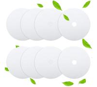 8PCS Tumble Dryer Filters Universal Cloth Dryer Exhaust Filter Kit, Cotton Filter Dryer Filter Replacement Cloth Dryer Exhaust 227x33mm(White)