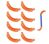 8pcs Turn Track Pieces For HotWheels - 20x4x1.5cm Racing Car 90 Degree