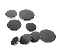 8pcs Universal Gas Stove Burner Cap Flat Iron Flame Distributor | Sturdy Metal Construction with Oxidation-resistant Finish, Fits Most Gas Range Burners, for Oil-prone Kitchens