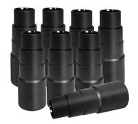 8Pcs Universal Vacuum Hose Adapter, Vacuum Clearner Adapter for Power Tools, Dust Extraction Hose Conversion Adaptor, for Grinding Machine, Circular Saw, Table Saw, 4-Layer Croppable Reducer