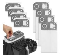 8pcs Vacuum Cleaner Bags for Riccar R25 Series Vacuum Replacement Bags Upright Vacuum Cleaners, Central Vacuum Triple Layer Disposable Filtration Bags