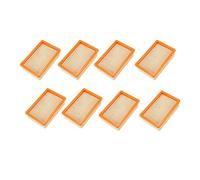 8PCS Vacuum Cleaner Filter Replacement。 Compatible For KARCHER Flat-Pleated MV4 MV5 MV6 WD4 WD5 WD6 WD5