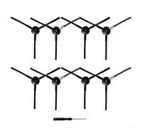 8Pcs Vacuum Cleaner Side Brush, Replacement Side Brushes With Screwdriver, For Medion MD 18510 MD 18503 For ILIFE For V3 / for V3S Pro